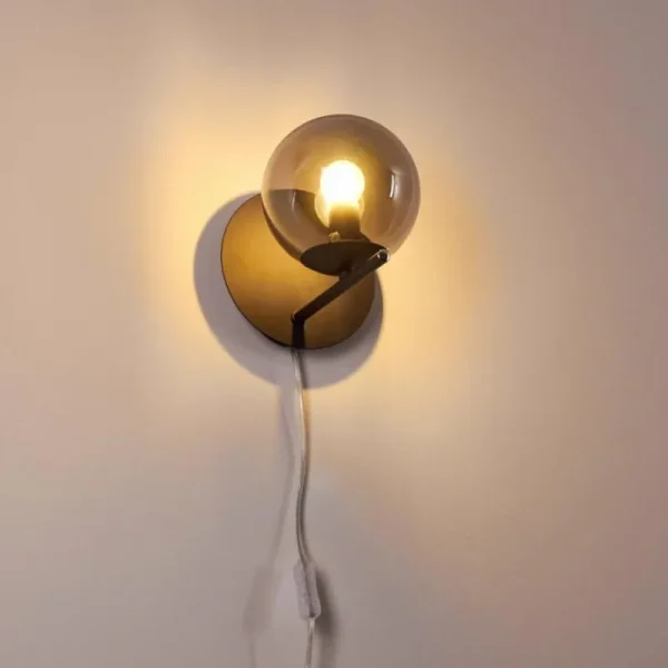 hofstein Applique murale Hogatza Noir, 1 lumière* Lampes Modernes