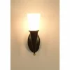 Luminaires Holländer Applique murale Holländer TORCIA CONO Brun doré, 1 lumière* Lampes En Verre