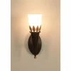 Luminaires Holländer Applique murale Holländer TORCIA FOGLIE Brun doré, 1 lumière* Lampes En Verre