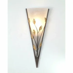 Luminaires Holländer Applique murale Holländer NATIVO Brun doré, 1 lumière* Lampes En Verre