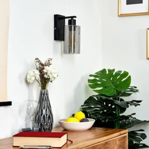 hofstein Applique murale Hunouri Noir, 1 lumière* Lampes Modernes