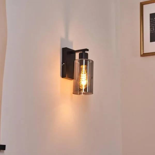 hofstein Applique murale Hunouri Noir, 1 lumière* Lampes Modernes