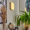 hofstein Applique murale Hutton LED Nickel mat, 1 lumière* Lampes En Verre