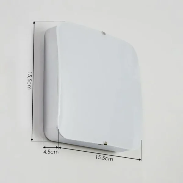 hofstein Applique murale Hutton LED Nickel mat, 1 lumière* Lampes En Verre