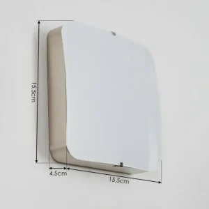 hofstein Applique murale Hutton LED Nickel mat, 1 lumière* Lampes En Verre