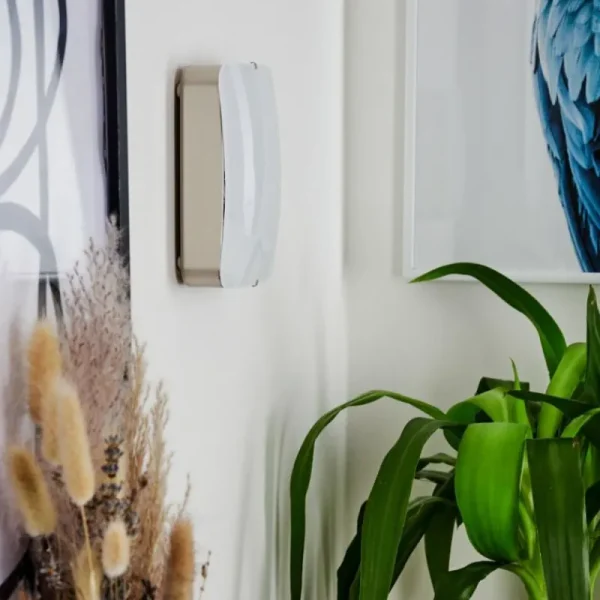 hofstein Applique murale Hutton LED Nickel mat, 1 lumière* Lampes En Verre