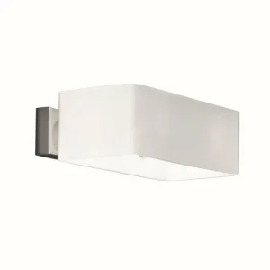 Luminaires Ideallux Applique murale Ideal Lux BOX Blanc, 2 lumières* Lampes En Verre