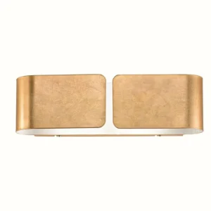 Luminaires Ideallux Applique murale Ideal Lux CLIP Or, 2 lumières* Lampes En Verre