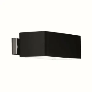 Luminaires Ideallux Applique murale Ideal Lux BOX Noir, 2 lumières* Lampes En Verre