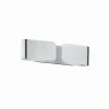 Luminaires Ideallux Applique murale Ideal Lux CLIP Chrome, 2 lumières* Lampes En Verre