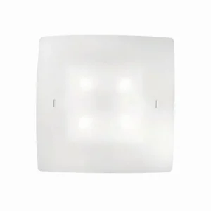 Luminaires Ideallux Applique murale Ideal Lux CELINE Blanc, 4 lumières* Lampes En Verre