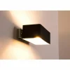 Luminaires Ideallux Applique murale Ideallux BOX AP2 Noir, 2 lumières* Lampes En Verre