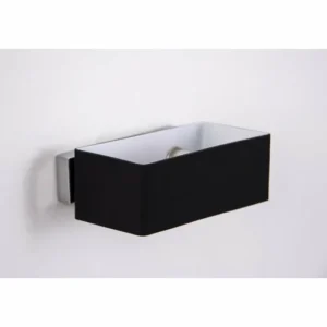 Luminaires Ideallux Applique murale Ideallux BOX AP2 Noir, 2 lumières* Lampes En Verre