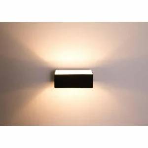 Luminaires Ideallux Applique murale Ideallux BOX AP2 Noir, 2 lumières* Lampes En Verre