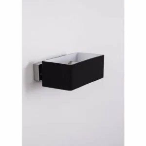 Luminaires Ideallux Applique murale Ideallux BOX AP2 Noir, 2 lumières* Lampes En Verre