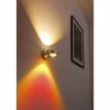hofstein Applique murale Indore LED Aluminium, 2 lumières* Lampes En Verre