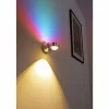 hofstein Applique murale Indore LED Aluminium, 2 lumières* Lampes En Verre