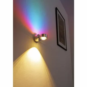 hofstein Applique murale Indore LED Aluminium, 2 lumières* Lampes En Verre
