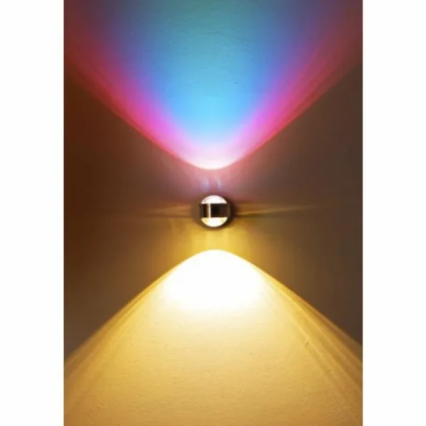 hofstein Applique murale Indore LED Aluminium, 2 lumières* Lampes En Verre