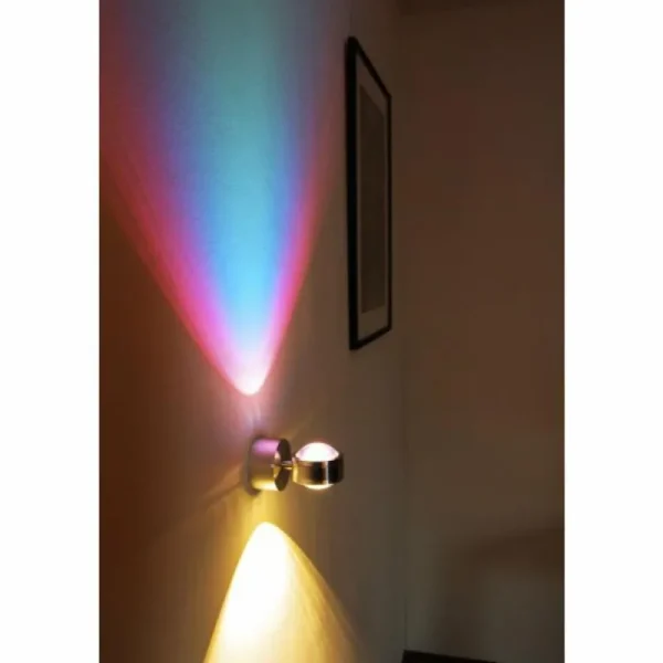 hofstein Applique murale Indore LED Aluminium, 2 lumières* Lampes En Verre