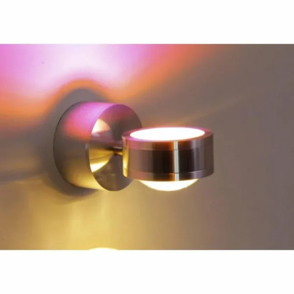 hofstein Applique murale Indore LED Aluminium, 2 lumières* Lampes En Verre