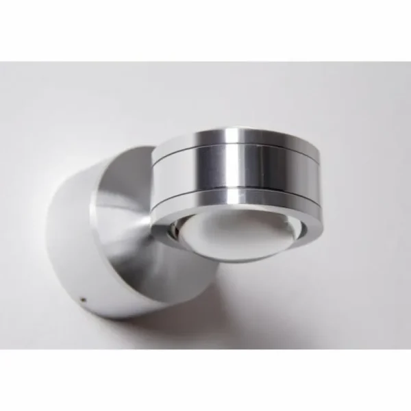 hofstein Applique murale Indore LED Aluminium, 2 lumières* Lampes En Verre