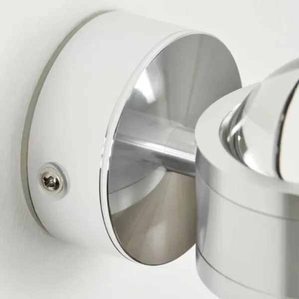 hofstein Applique murale Indore LED Aluminium, 2 lumières* Lampes En Verre