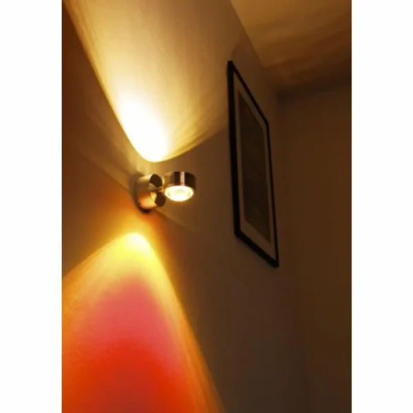 hofstein Applique murale Indore LED Aluminium, 2 lumières* Lampes En Verre