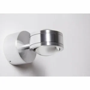 hofstein Applique murale Indore LED Aluminium, 2 lumières* Lampes En Verre