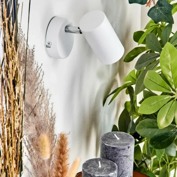 hofstein Applique murale Javel Chrome, Blanc, 1 lumière* Lampes Modernes