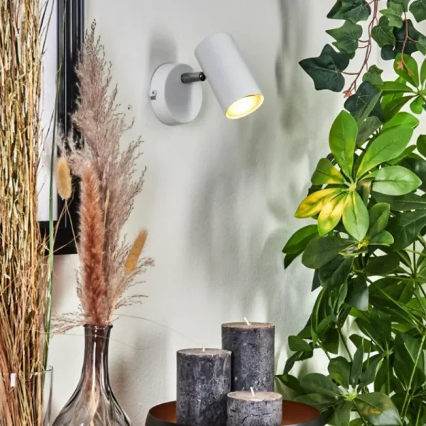 hofstein Applique murale Javel Chrome, Blanc, 1 lumière* Lampes Modernes