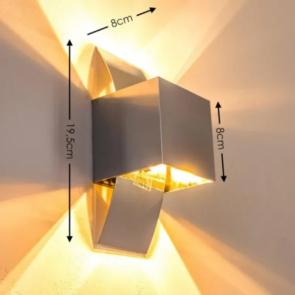 hofstein Applique murale Kapstadt Chrome, 1 lumière* Lampes Modernes