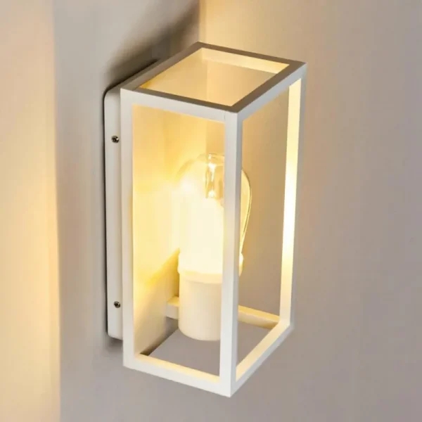hofstein Applique murale Karlsborg Blanc, 1 lumière* Lampes En Verre