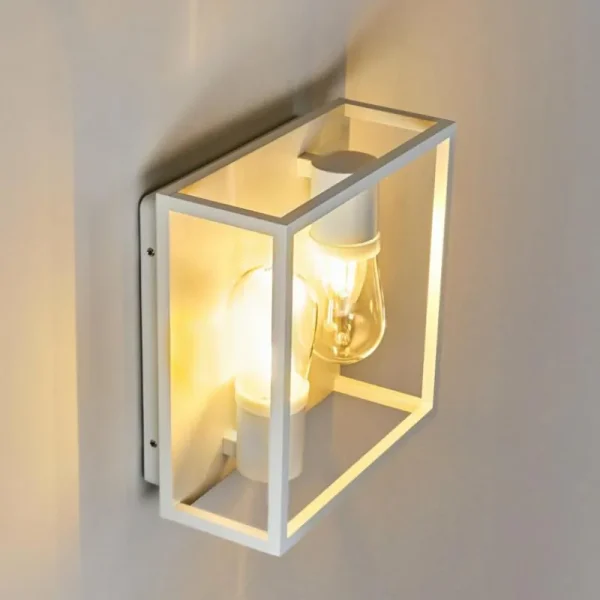 hofstein Applique murale Karlsborg Blanc, 2 lumières* Lampes En Verre