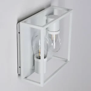 hofstein Applique murale Karlsborg Blanc, 2 lumières* Lampes En Verre