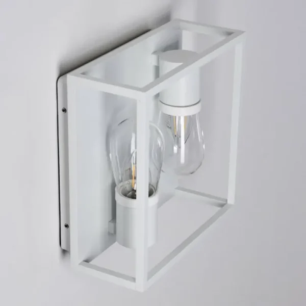 hofstein Applique murale Karlsborg Blanc, 2 lumières* Lampes En Verre