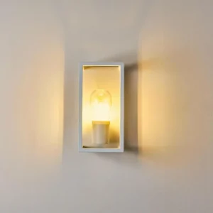 hofstein Applique murale Karlsborg Blanc, 1 lumière* Lampes En Verre