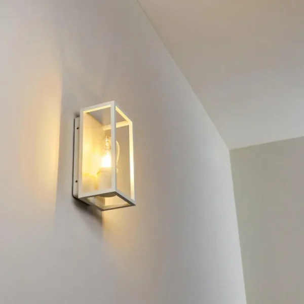 hofstein Applique murale Karlsborg Blanc, 1 lumière* Lampes En Verre