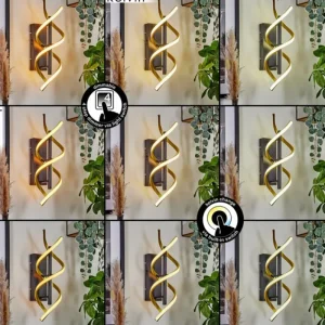 hofstein Applique murale Khovet LED Noir, 1 lumière* Lampes Modernes