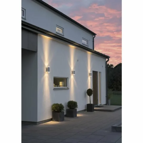 hofstein Applique murale Konstsmide Modena Zingué, 2 lumières* Lampes Modernes