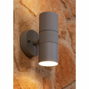 Luminaires Konstsmide Applique murale Konstsmide MODENA Gris, 2 lumières* Lampes En Verre