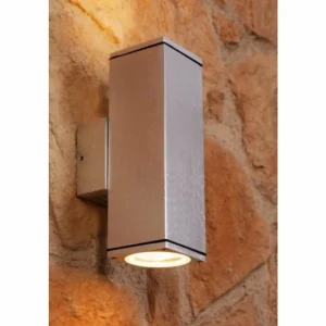 Luminaires Konstsmide Applique murale Konstsmide MONZA Argenté, 2 lumières* Lampes En Verre