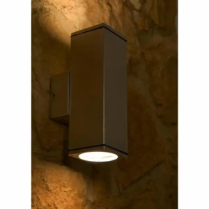 Luminaires Konstsmide Applique murale Konstsmide MONZA Argenté, 2 lumières* Lampes En Verre