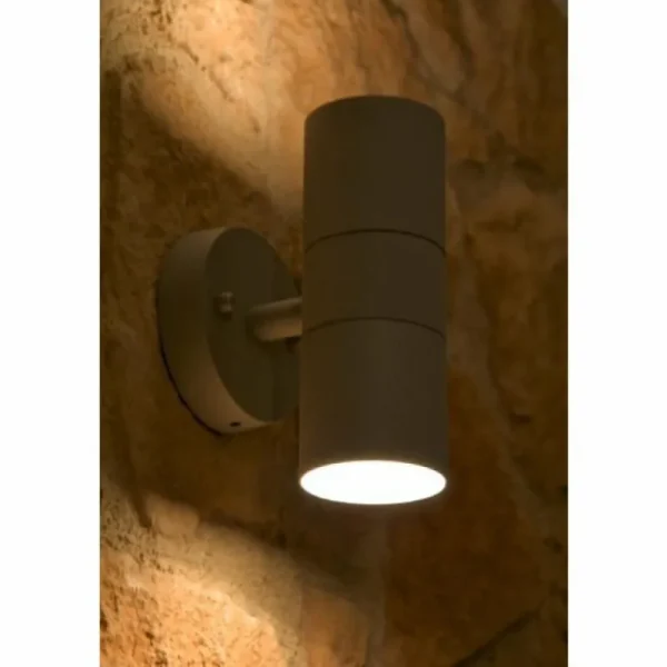 Luminaires Konstsmide Applique murale Konstsmide MODENA Gris, 2 lumières* Lampes En Verre