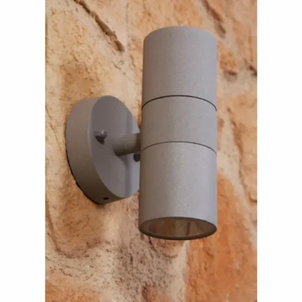 Luminaires Konstsmide Applique murale Konstsmide MODENA Gris, 2 lumières* Lampes En Verre