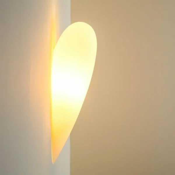 hofstein Applique murale Kubbe Blanc, 1 lumière* Lampes En Verre