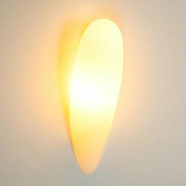 hofstein Applique murale Kubbe Blanc, 1 lumière* Lampes En Verre