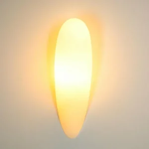 hofstein Applique murale Kubbe Blanc, 1 lumière* Lampes En Verre
