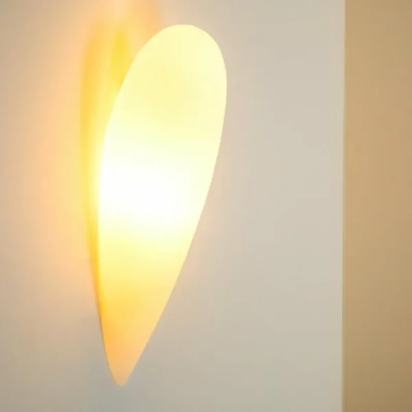 hofstein Applique murale Kubbe Blanc, 1 lumière* Lampes En Verre
