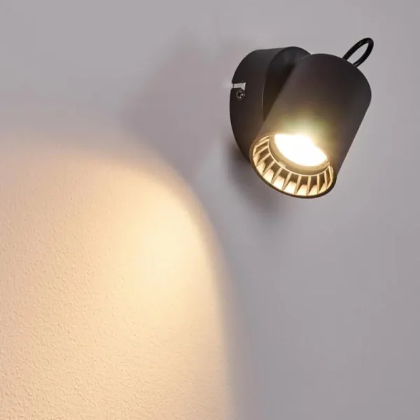 hofstein Applique murale Kullaberg Noir, 1 lumière* Lampes Modernes